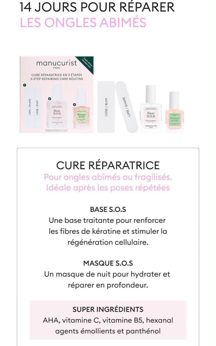 Cure reparatrice